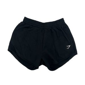 Gymshark Women’s Black Training Sweat Shorts With Pockets Size Medium